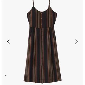 RVCA Medway Striped Midi Dress